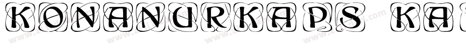 KonanurKaps Kaps001.001字体转换